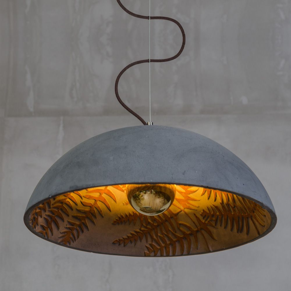 Betonlampe Mit Pflanze