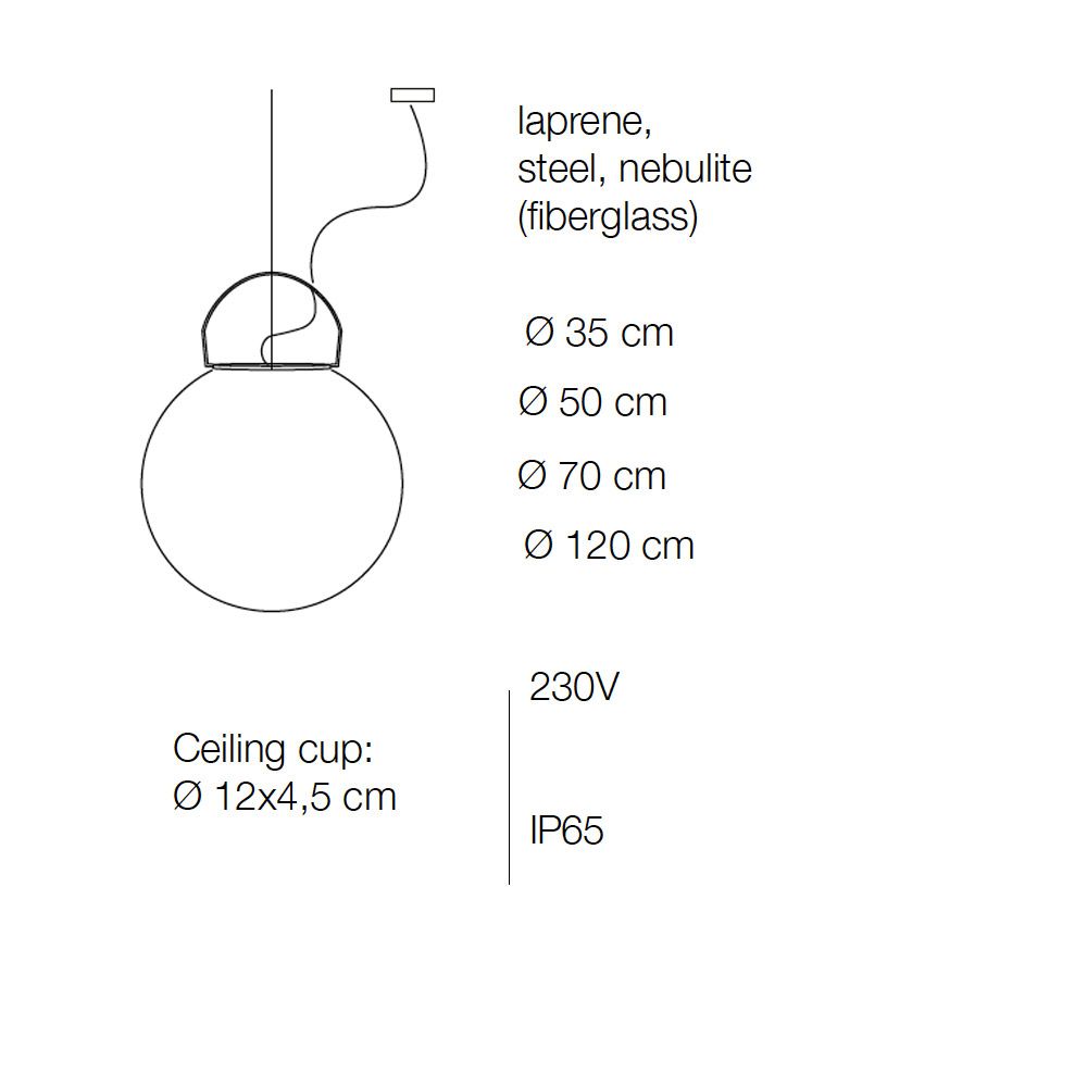 Kugellampe LUNA Mond Lampe Außenleuchte