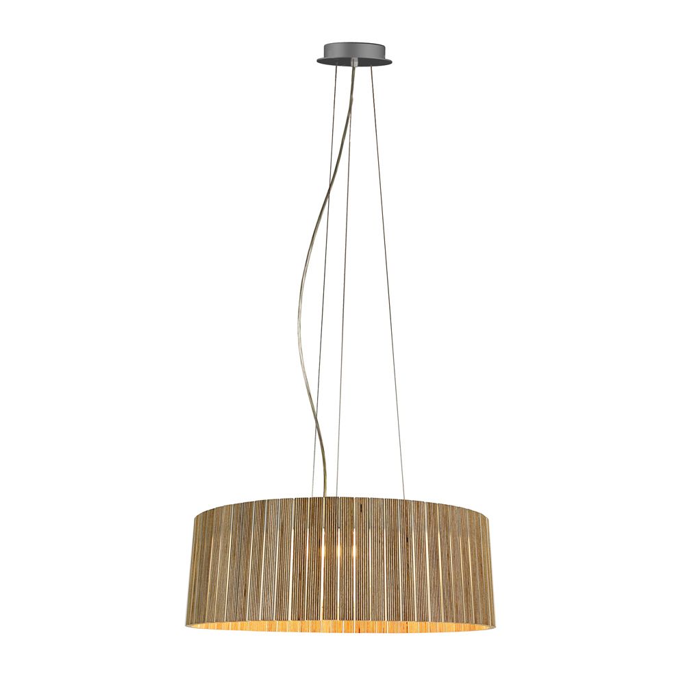Spanische Design Pendelleuchte aus Holz