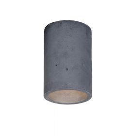 ATUN Zylindrische Beton Deckenlampe Schlichter, zylindrischer Deckenspot aus Beton. Hier in der Farbe Anthrazit.