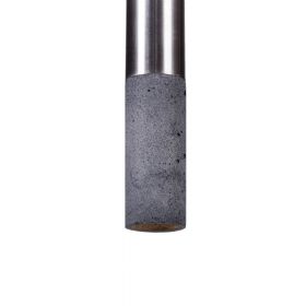 KNALLA 73 Zylindrische Pendellampe aus Beton und Metall