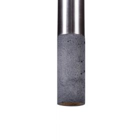 KNALLA 73 Cylindrical pendant lamp made of concrete and metal