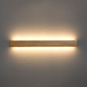 ESPADA Elegante LED Wandleuchte mit Holz Lichtwirkung der spanischen Wandleuchte.