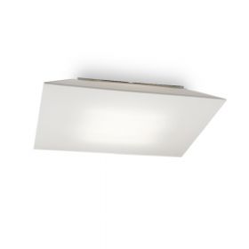 TOLDO Flat LED ceiling light with white fabric cover