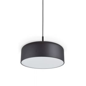 TARRO Flache Pendelleuchte mit lackiertem Metallschirm