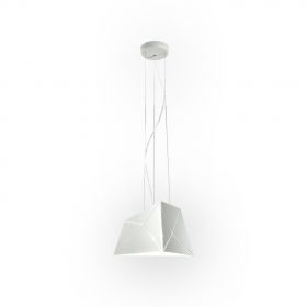 SOBRE Spanische Pendelleuchte mit geometrischem Metallschirm Geometrische Pendelleuchte aus Metall.