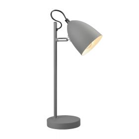 JEP Kleine Tischleuchte mit Metallschirm Graue Variante der kleinen Tischleuchte.