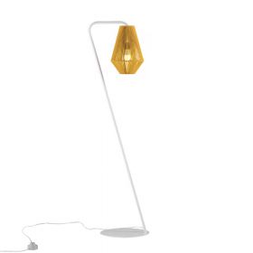 ROMBO floor lamp with geometric cord shade