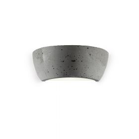 SOFFA Semicircular wall light made of lightweight concrete