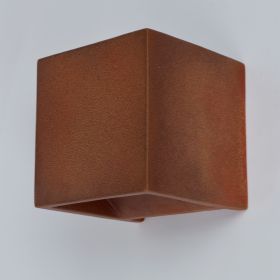RUDI Quadratische LED Wandleuchte aus Keramik