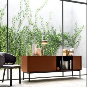 POLLY Moderne LED Tischleuchte Dekorative Stehleuchte fr das Sideboard.