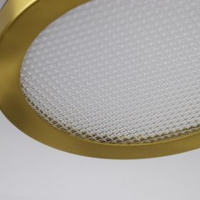 POLLY M Halbrunde LED Wandleuchte oder Deckenleuchte mit Farbvariationen aus Messing oder Kupfer