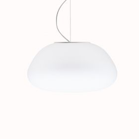 MAIOLE Italian pendant light with opal glass