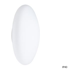 JOON Italian wall light with flat opal glass