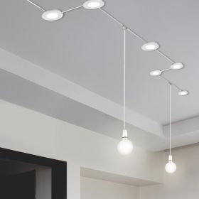 PLATINO Italienisches Designleuchtenkonzept mit modularem Aufbau Modulares Leuchtensystem — weiss lackiert