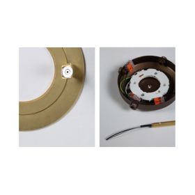 PLATINO Italienisches Designleuchtenkonzept mit modularem Aufbau Magnetischer Verschluss/Innenleben der Gehuse.