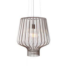 SAYA 45 Italian pendant light with ornate glass