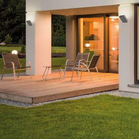 ZRICH Auenwandleuchte aus Zement Energiesparende, indirekte Auenbeleuchtung im moderne Stil.