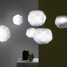 NUVOLA glass pendant lamp from Italy Die Leuchten erfllen hchste Ansprche in Form und Verarbeitung.