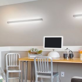 BASIL DUE Rechteckige LED Wandleuchte Up&Down Keramik LED Wandleuchte.