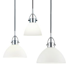 FYN Pendelleuchten mit weiem Glasschirm