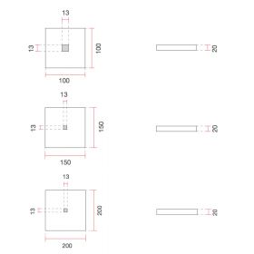 FLAT Flache LED Deckenleuchte