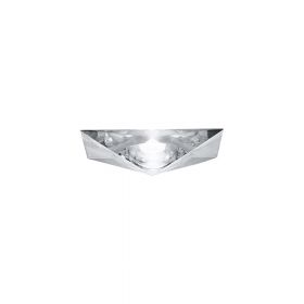 CHEOPE Einbaustrahler mit Kristallglas Einbauchleuchte mit pyramidenfrmigen Glas-Diffusor.