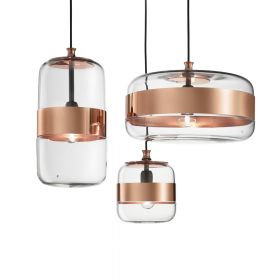 FUTURA Small glass pendant light