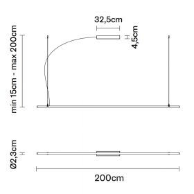 SUSPENDED Moderne LED Hngeleuchte