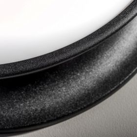 DIABOLO Flache LED Deckenleuchte Schne Pulverbeschichtete in Schwarz oder Wei.