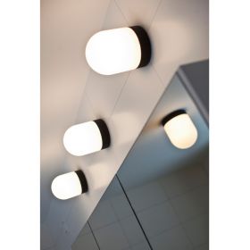 SOJUS kapselförmige Deckenleuchte Schöne Badlampe am Spiegel.