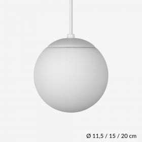 BETA Small globe light with matt opal glass