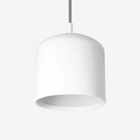 JUNO pendant light in bright colors Schlichte Variante des Pendel in monochrom Wei.