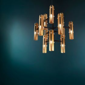 EXCALIBUR Exklusive Kronleuchter aus italienischer Manufaktur Exklusive italienische Design-Kronleuchter, 12-flammig.