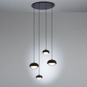 MUSE Extravagant cascade pendant light Durchmesser des Deckenteils ist 50 cm.