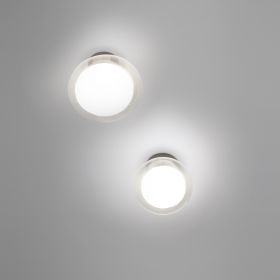 KOSMOS Italian ceiling light with high-quality glass in two sizes