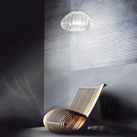 DIAMANTE Brilliante Italienische Glas-Pendelleuchte Traditionsreiche Glaskunst modern ausgefhrt.