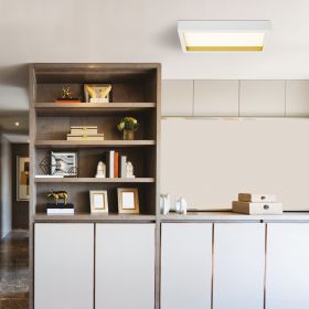 ROOM Flchige LED Deckenleuchte, quadratisch Schne Kchenleuchte: homogenes Licht, schickes Design.