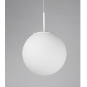 OLANA Weie Kugelglas Pendelleuchte Schne Deckenleuchte hngend, wei - opal.