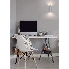 UMA Zylindrische Wandleuchte aus Keramik Angenehmes, indirektes Licht für das Arbeitszimmer.