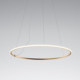 ANNAUX Filigrane Ring-Hngeleuchte Bronze Ringfrmige LED Hngeleuchte mit 108 cm Durchmesser.
