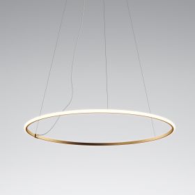 ANNAUX Filigree ring pendant lamp bronze