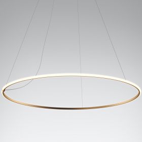 ANNAUX Filigrane Ring-Hngeleuchte Bronze Ringfrmige LED Hngeleuchte mit 139 cm Durchmesser.