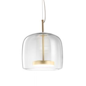 JUBE Timeless LED glass pendant light from Italy Italienische Glaspendelleuchte mit LED, Kristall.