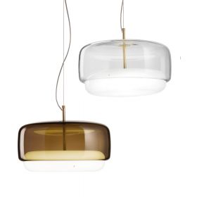 JUBE Large Italian LED glass pendant light with diffuser