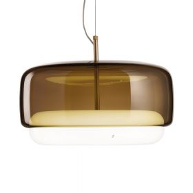 JUBE Groe italienische LED Glaspendelleuchte mit Diffusor