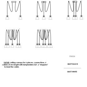 KIT POP UP Mehrfachpendel 2-6 Stck