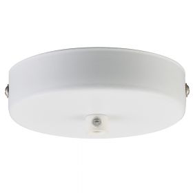 MALM Skandinavische Pendelleuchte Deckenbaldachin in Weiss aus Metall.  10 cm.