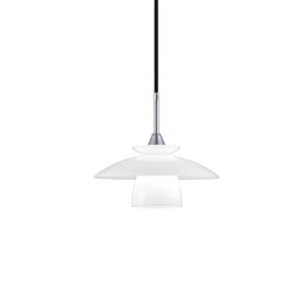MALM Skandinavische Pendelleuchte Kleine Variante der Glas-Pendelleuchte mit 20 cm.