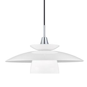 MALM Scandinavian pendant light Groe Variante der Glas-Pendelleuchte mit 40 cm.